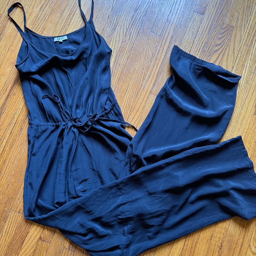 Blue silk jumpsuit ❤️